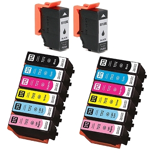 Compatible 14 Pack Epson T312XL Expression Photo XP-8500  High Yield Ink Cartridges